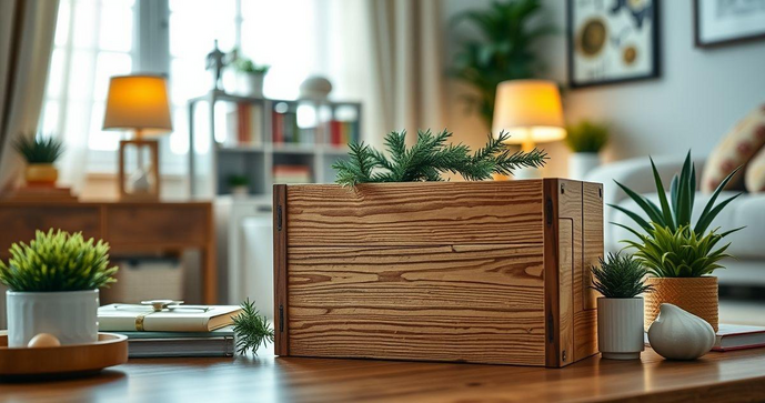 Caixa em Madeira Pinus: Praticidade e Estilo para sua Decoração Caixa em Madeira Pinus: Praticidade e Estilo para sua Decoração