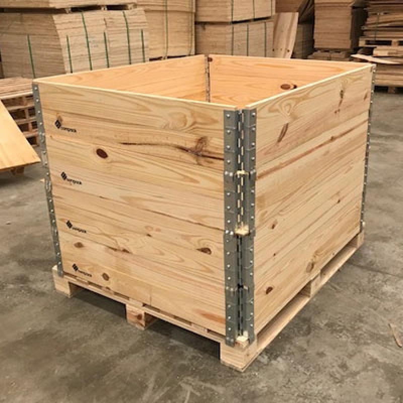 Fabricante de Caixa de Madeira Industrial Bosque das Grevíleas - Caixa de Madeira Pinus