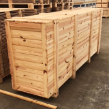 caixa de madeira de pinus Aeroporto de Congonhas