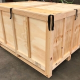 caixa de transporte de madeira